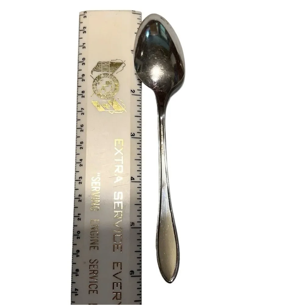 9 Heirloom Plate Chateau Teaspoons Vintage Silver Plate